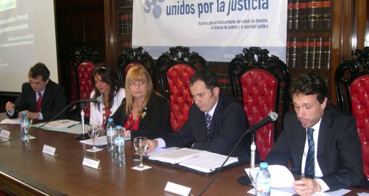 Marcelo Lapargo, Sandra V. Guagnino, Estela Andrades, Santiago Quian Zavalía y Mariano Scotto