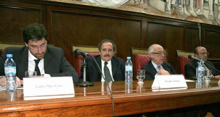 Carlos Mas Velez, Ricardo Alfonsín, Atilio Alterini y Diego Barovero