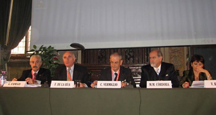 Guillermo Fanego, Fernando De la Rua, Carlo Vermiglio, Marcos M. Córdoba y Viviana Kluger