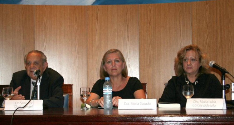 Salvador D. Bergel, María Casado y María Luisa Corcoy Bidasolo