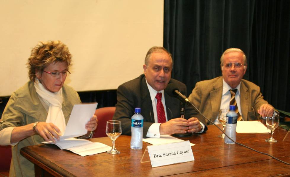 Susana Cayuso, Mario Resnik y Tulio Ortiz