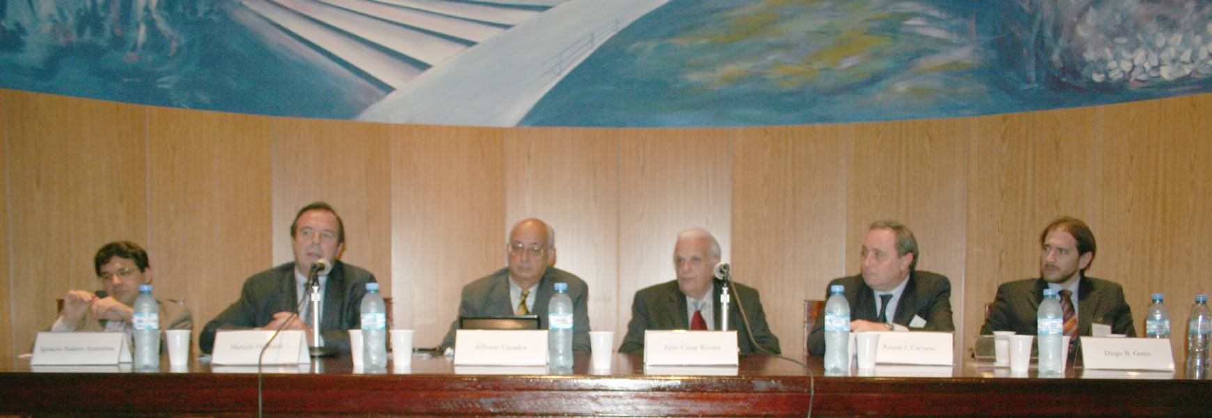 Ignacio Suárez Anzorena, Marcelo Gebhardt, Alfonso Casados, Julio C. Rivera, Roque J. Caivano y Diego Gosis