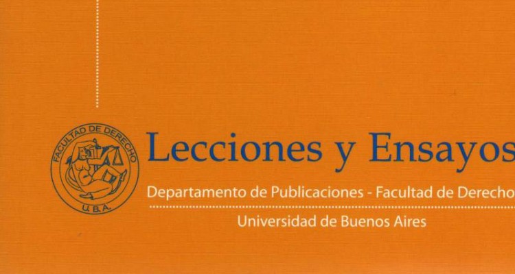 Nuevo número de la Revista Lecciones y Ensayos