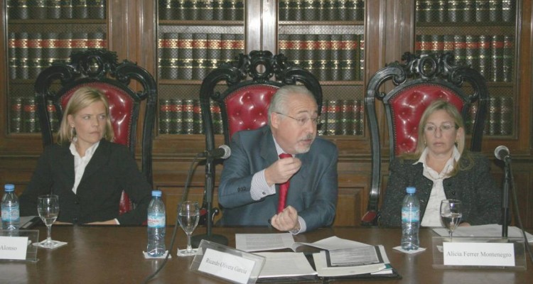 Ana Alonso, Ricardo Olivera García y Alicia Ferrer Montenegro
