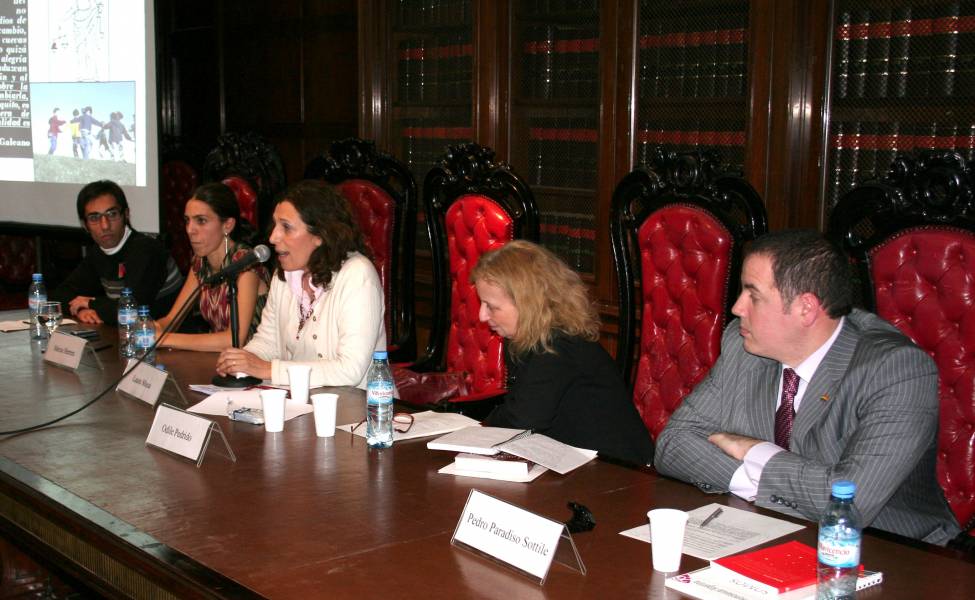 Emiliano Litardo, Marisa Herrera, Laura Musa, Odile Pedrido y Pedro Paradiso Sottile