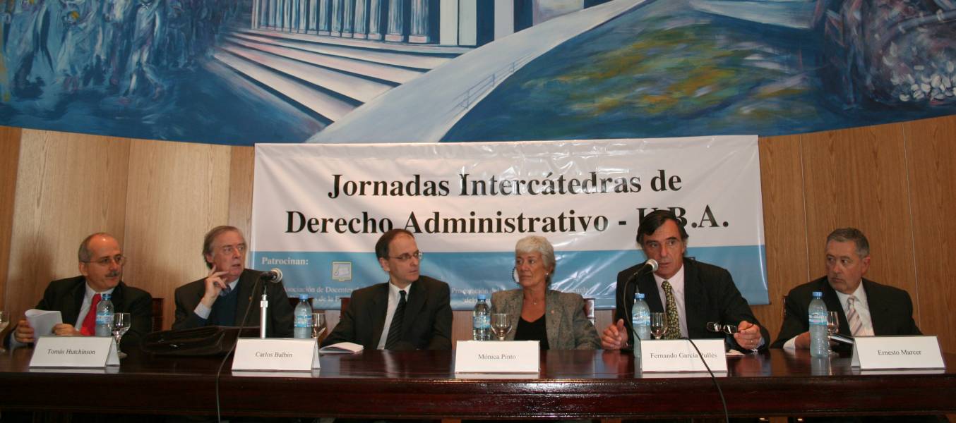 Guido S. Tawil, Tomás Hutchinson, Carlos Balbín, Mónica Pinto, Fernando García Pullés y Ernesto Marcer