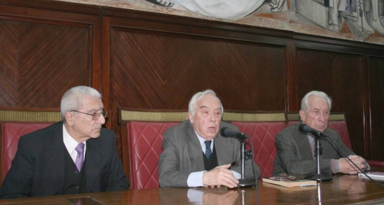 José Rolando Chirico, Roberto Vernengo y Eugenio Bulygin