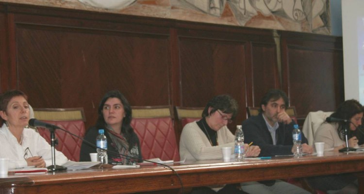 Araceli Onorio, Vanesa Schittner, Malena Pozzi, Gustavo Lesbegueris, Vanesa Rusler y María Noel Fernández Carranza