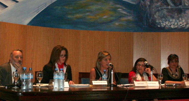 Martín Böhmer, María Fernanda López Puleio, Gabriela Vázquez, Graciela Bourdie y María Inés Zigarán