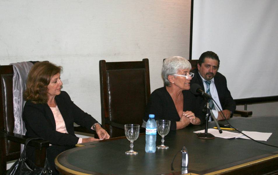 Alicia Husni, Mónica Pinto y Daniel Díaz