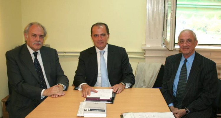 Guillermo Ragazzi, Eduardo Favier Dubois (h) y Raúl A. Etcheverry