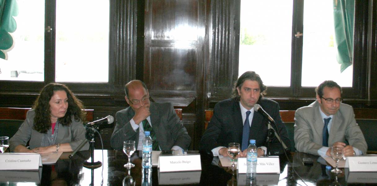 Cristina Caamaño, Marcelo Buigo, Juan Pablo Mas Velez y Gustavo Letner