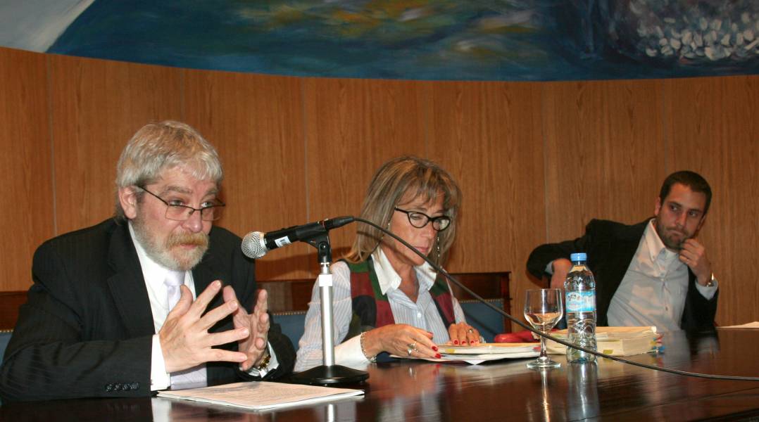 Gregorio Flax, Mónica Biaggio y Mauro Benente