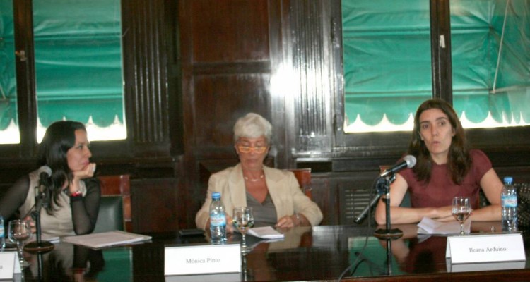 María Julia Moreyra, Mónica Pinto e Ileana Arduino