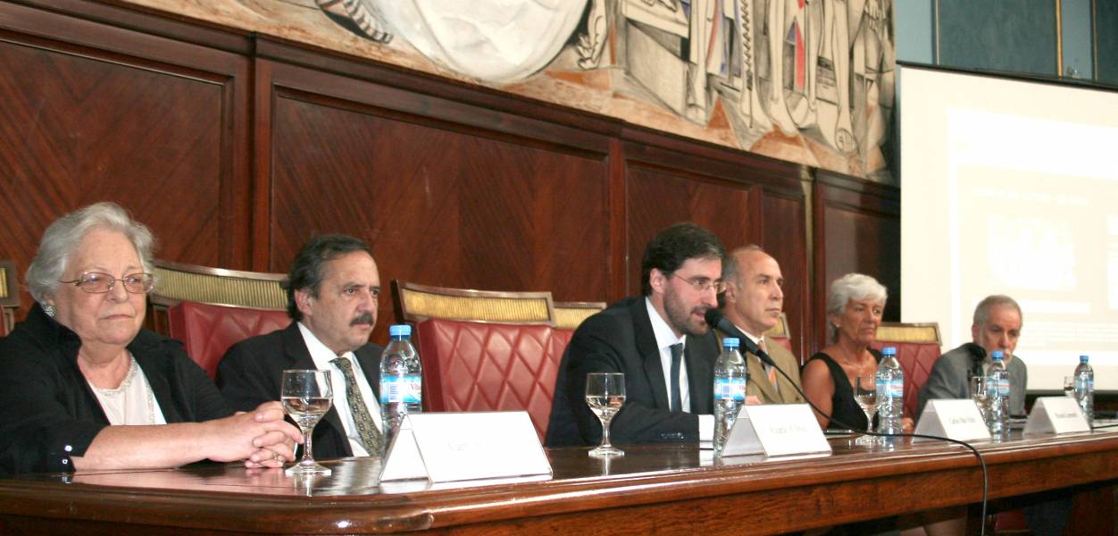 Carmen Argibay, Ricardo Alfonsín, Carlos Mas Velez, Ricardo L. Lorenzetti, Mónica Pinto y Pepe Eliaschev