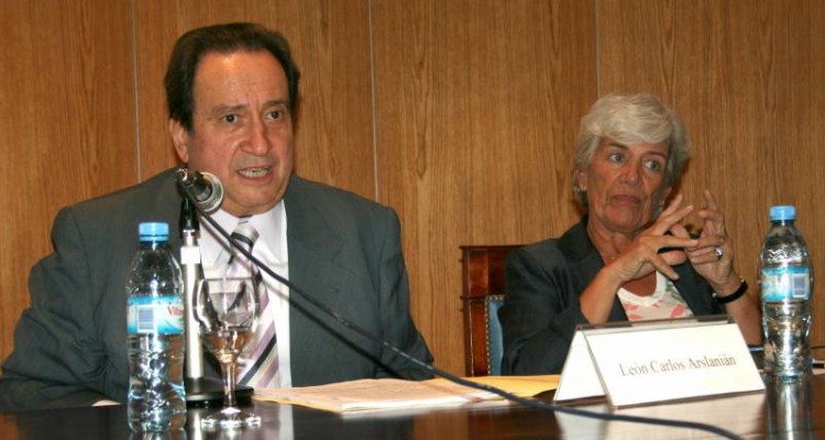 León Carlos Arslanián y Mónica Pinto