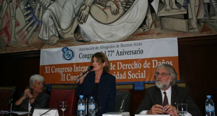 Mónica Pinto, Elena Highton de Nolasco y Eduardo Tavani