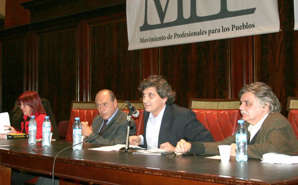 Marita Perceval, Eugenio R. Zaffaroni, Alejandro Alagia y Horacio González