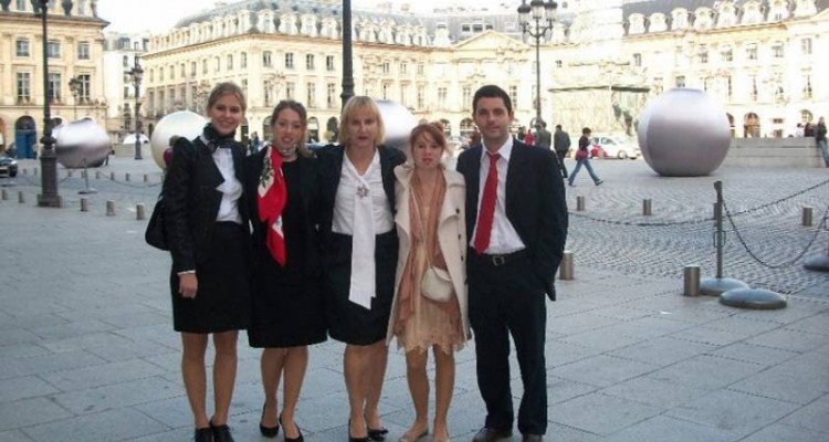 Stèphanie Bader, Magdalena Bulit Goñi, Natacha Gedwillo, María Sol de Brito y Martín Cánepa