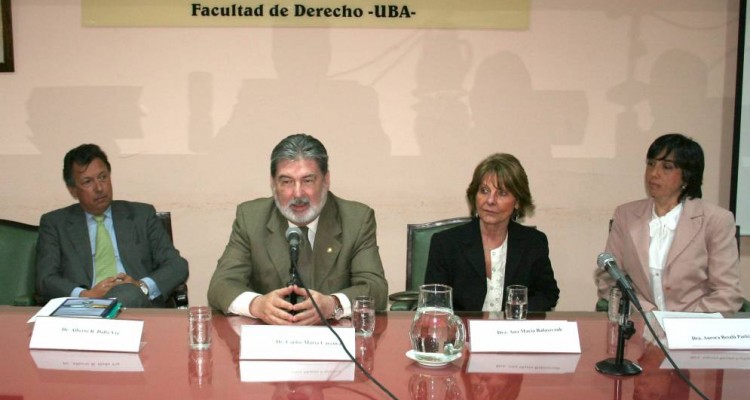 Alberto Dalla Via, Carlos M. Cárcova, Ana María Balaszczuk y Aurora Besalú Parkinson