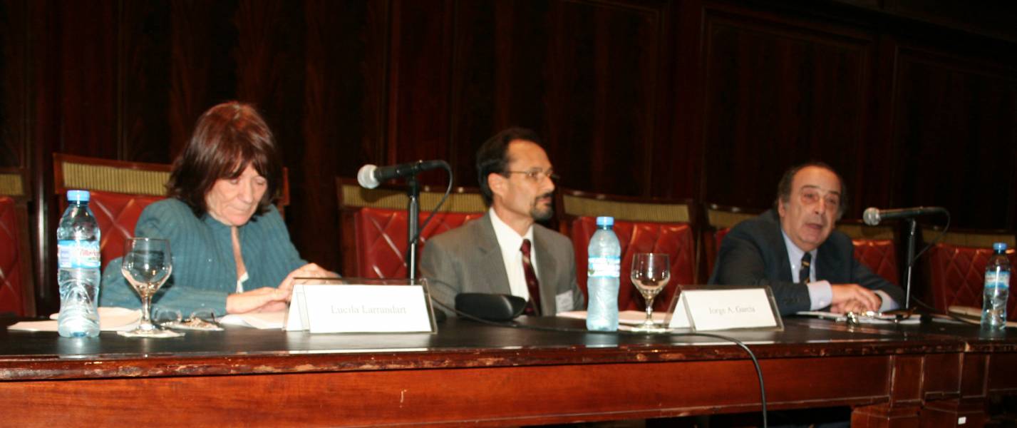 Lucila Larrandart, Jorge A. García y Gonzalo Fernández