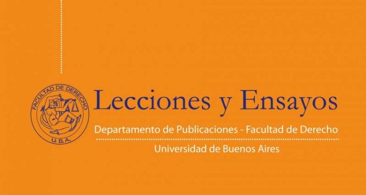 Nuevo número de la Revista Lecciones y Ensayos