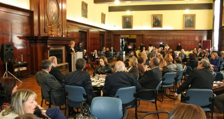 Cristina Caamaño, Germán Fliess Maurer, Adriana Puiggrós y Sergio Delgado