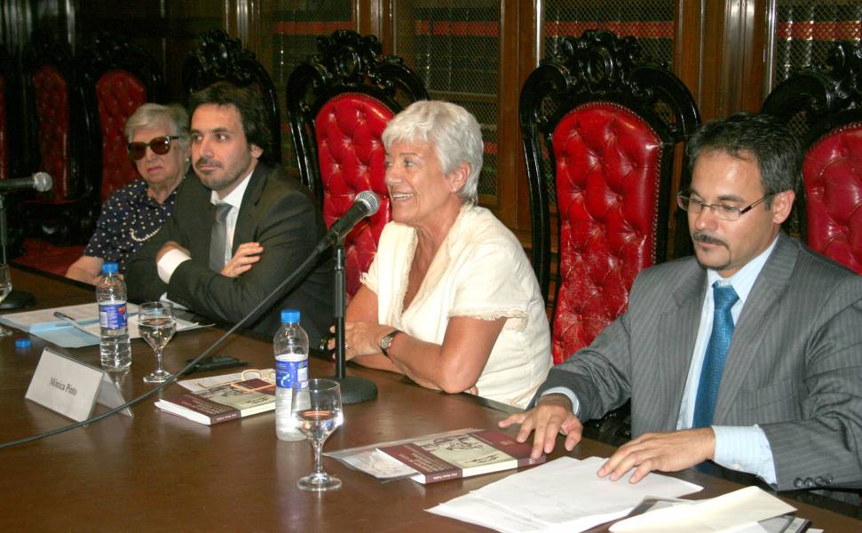 María Isabel Chorobik de Mariani, Alejo Ramos Padilla, Mónica Pinto y Fabián Mettler