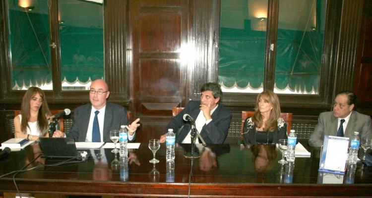 Silvia Fernández, René van Swaaningen, Alejandro Alagia, Flavia Valgiusti y Carlos Elbert