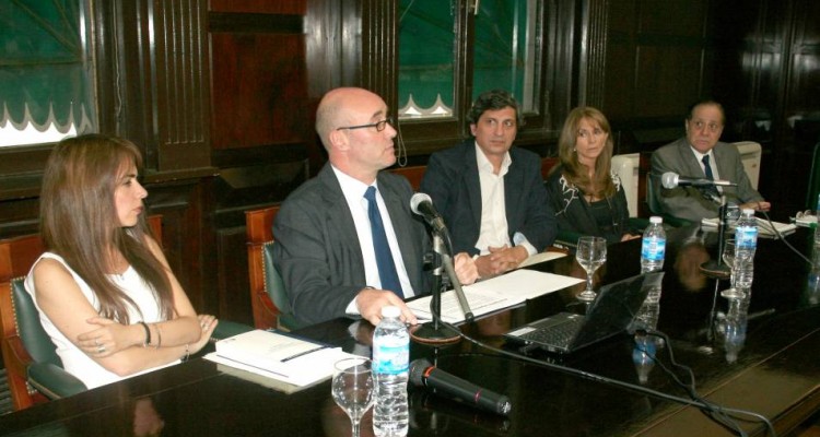 Silvia Fernández, René van Swaaningen, Alejandro Alagia, Flavia Valgiusti y Carlos Elbert