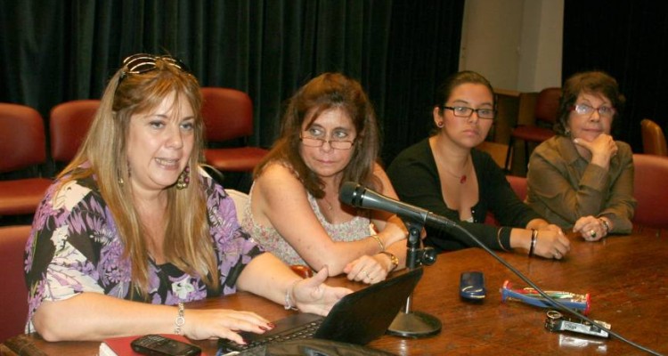 Marisa Aizenberg, María Susana Ciruzzi, Diana Rocío Bernal Camargo y Lily Flah