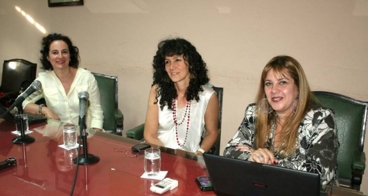 Rosa Pace, Gisela Farías y Marisa Aizenberg