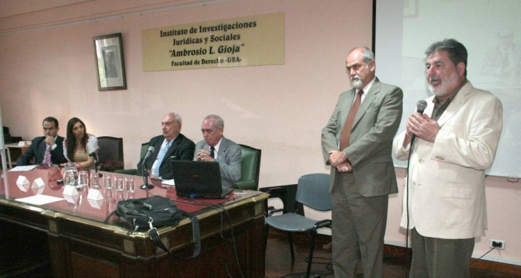 Alejandro Laje, Esther Ferrer de Fernández, Carlos Vidal Taquini, César Cozzi Gainza, Marcos M. Córdoba y Carlos Cárcova