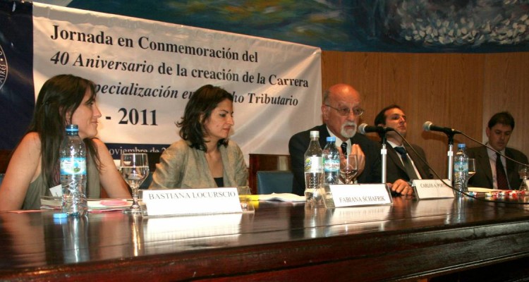 40° aniversario de la creación de la Carrera de Especialización en Derecho Tributario