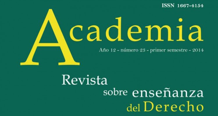 Academia. Revista sobre enseñanza del Derecho. 