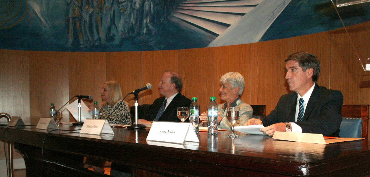 Noemí Goldsztern de Rempel, Daniel Sabsay, Mónica Pinto y Luis Niño