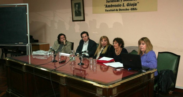 Ricardo Rabinovich-Berkman, Elian Pregno, María Cristina Cortesi, Lily Flah y Marisa Aizenberg