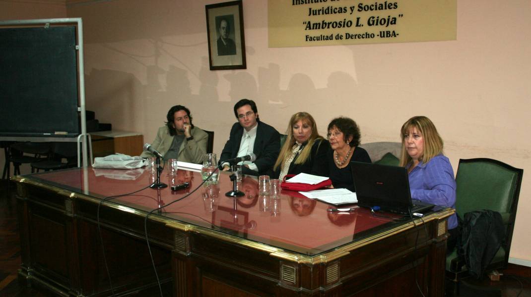 Ricardo Rabinovich-Berkman, Elian Pregno, María Cristina Cortesi, Lily Flah y Marisa Aizenberg