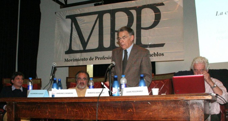 Alejandro Alagia, Mariano Ciafardini, Roberto Bergalli y Juan Pegoraro