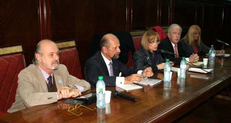 Eduardo Sirkin, Rafael Manóvil, Ángela Ledesma, Jorge L. Kielmanovich y Silvia Guahnon