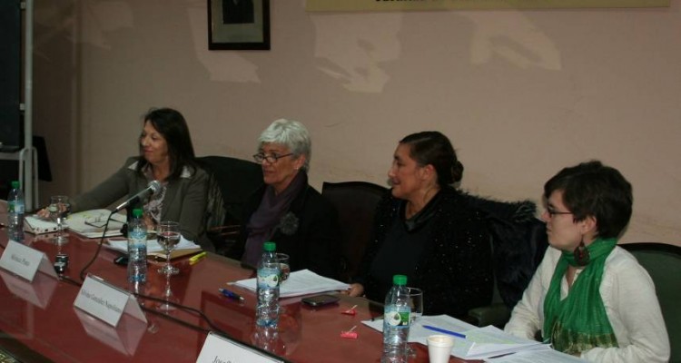 Elsa Álvarez, Mónica Pinto, Silvina González Napolitano y Josefina Durán