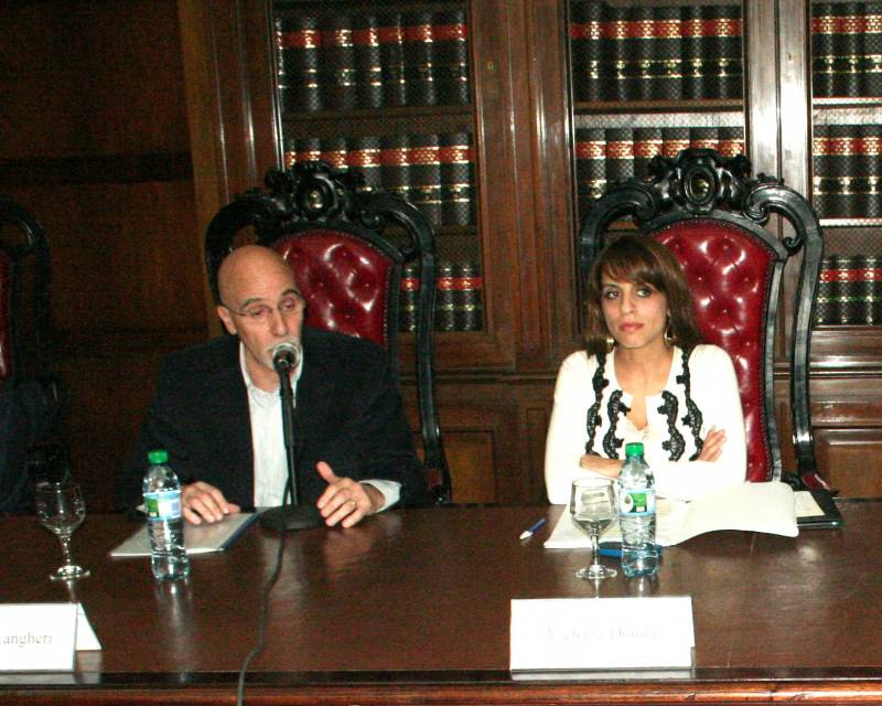 Marcelo Langheri y Victoria Donda