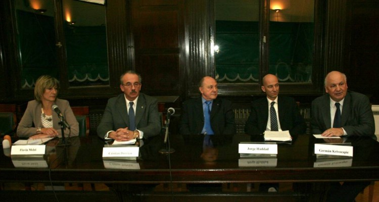 Flavia Melzi, Cristian Durrieu, Jorge Haddad, Germán Krivocapich y Jorge H. Damarco