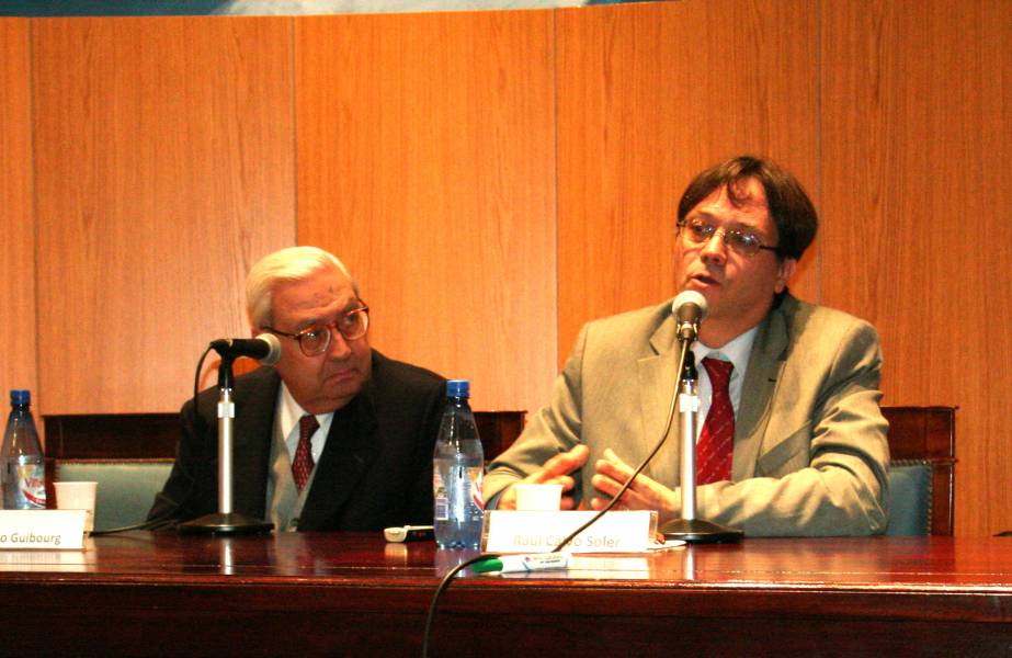 Ricardo A. Guibourg y Raúl Calvo Soler