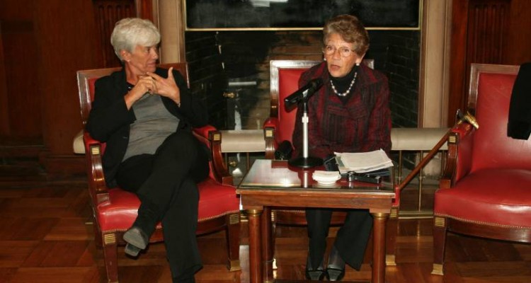 Mónica Pinto y Hortensia Gutiérrez Posse