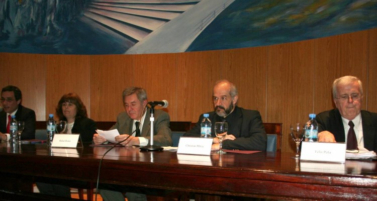 Santiago Deluca, Sandra C. Negro, Rafael Romá, Christian Mirza y Félix Peña