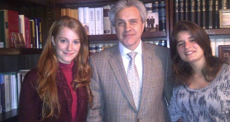 Cecilia Celeste Danesi, Osvaldo Gozaíni y Antonella Biglieri