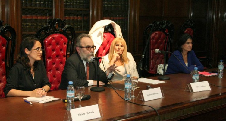 Natalia Gherardi, Fernando Ramírez, Silvia Guahnon y Liliana Tojo