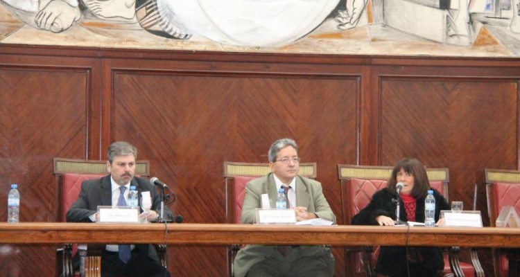 Mario Fera, Sergio Delgado y Lucila Larrandart