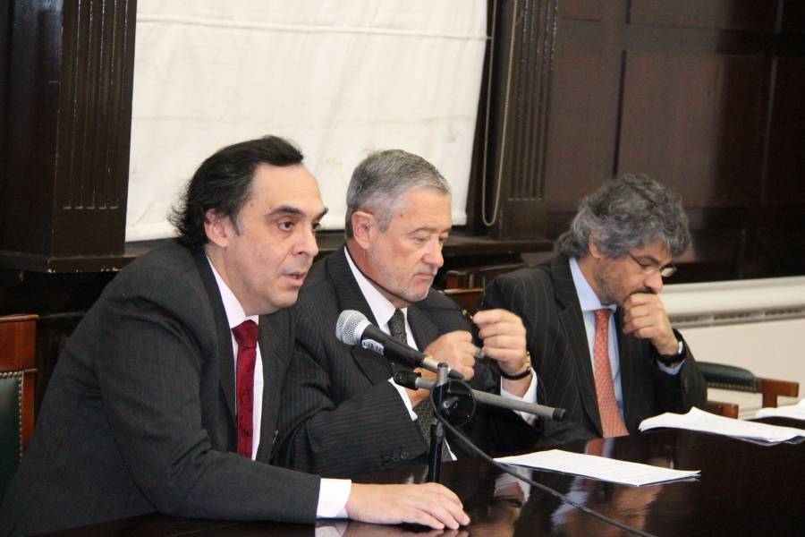 Raúl Gustavo Ferreyra, Ernesto A. Marcer y Leandro Vergara